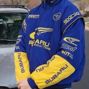 Blue Subaru Jacket